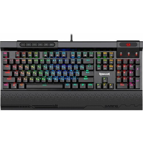 Игровая клавиатура Redragon Surya 2 RGB USB Outemu Blue, черный