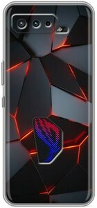 Дизайнерский силиконовый чехол для Асус Рог Фон 5/5s / ASUS ROG Phone 5 Яркие абстракции