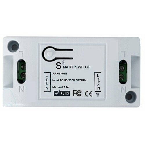 Радиореле Wi-Fi RF 433 Мгц 10A 220B 119000₽