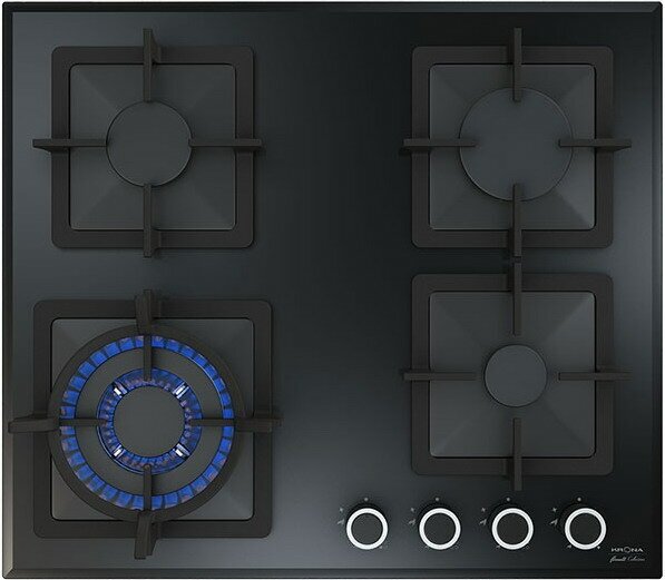 Встраиваемая газовая варочная панель Krona CALORE 60 BL