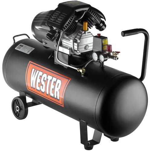 Компрессор Wester Wk2200/100pro поршневой масляный, 2200 Вт, 330л/мин, 8бар Wk2200/100pro .