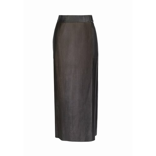фото Юбка vanderwilt, миди, плиссированная, размер 42, черный