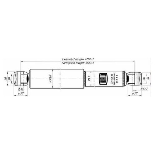 фото Амортизатор подвески trialli ah 01506 для lada nadeschda 2120, niva
