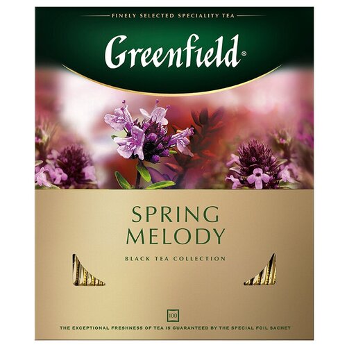 Greenfield чай черный пакетированный Spring Melody 1,5г*100п