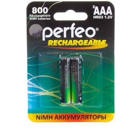 Аккумулятор PERFEO AAA800mAh 2 шт блистер 30 007 014 16088750