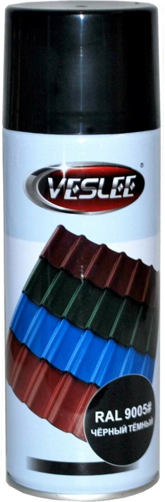 Краска акриловая Veslee для металлочерепицы 0,39 кг, черный (RAL 9005) - фотография № 10
