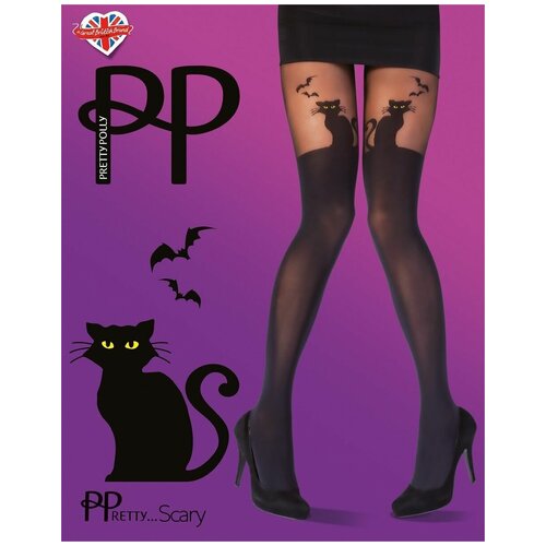 Колготки Pretty Polly, размер S-L, черный колготки pretty polly 20 den размер s l черный