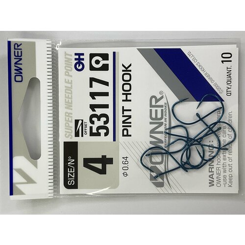 фото Крючки owner pint hook ( 53117 ) лещ, плотва , карась