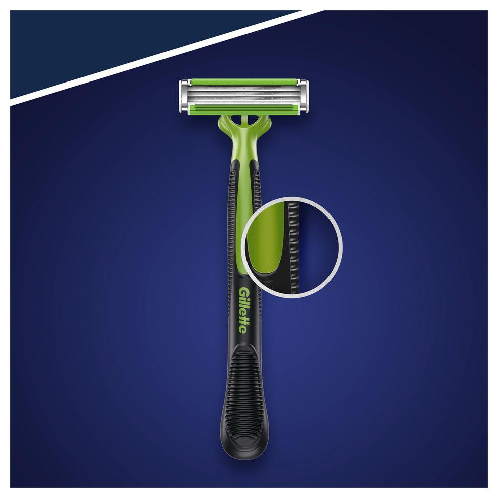 Бритвы Gillette Blue 3 Simple Sensitive одноразовая 4шт PROCTER&GAMBLE - фото №7