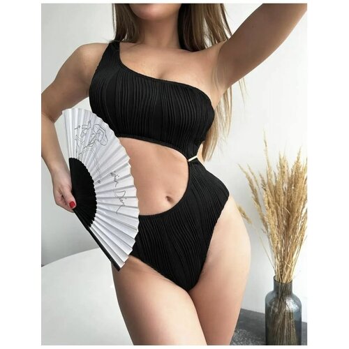 Купальник монокини , размер 42/46-48, черный