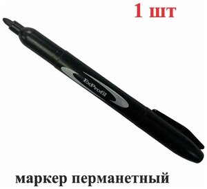 <b>Маркер</b> Exprofil перманентный острый наконечник, светостойкий, водостойкий, цвет <b>черный</b>, 1 шт. <b>Маркер</b>