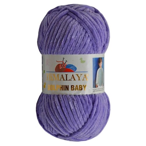 Пряжа Himalaya Dolphin Baby, 24 % шерсть, 25 % мохер, 51 % акрил, 100 г, 120 м, 1 шт., 80364 120 м