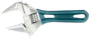 <b>Ключ</b> <b>разводной</b> Gross 15565 <b>Разводной</b> <b>ключ</b> Gross 15565 длиной 140 мм, из стали CrV, <b>с</b> укороченной обл