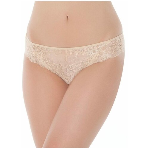 фото Milavitsa трусы слипы средней посадки classic elegant, размер 90, нюд