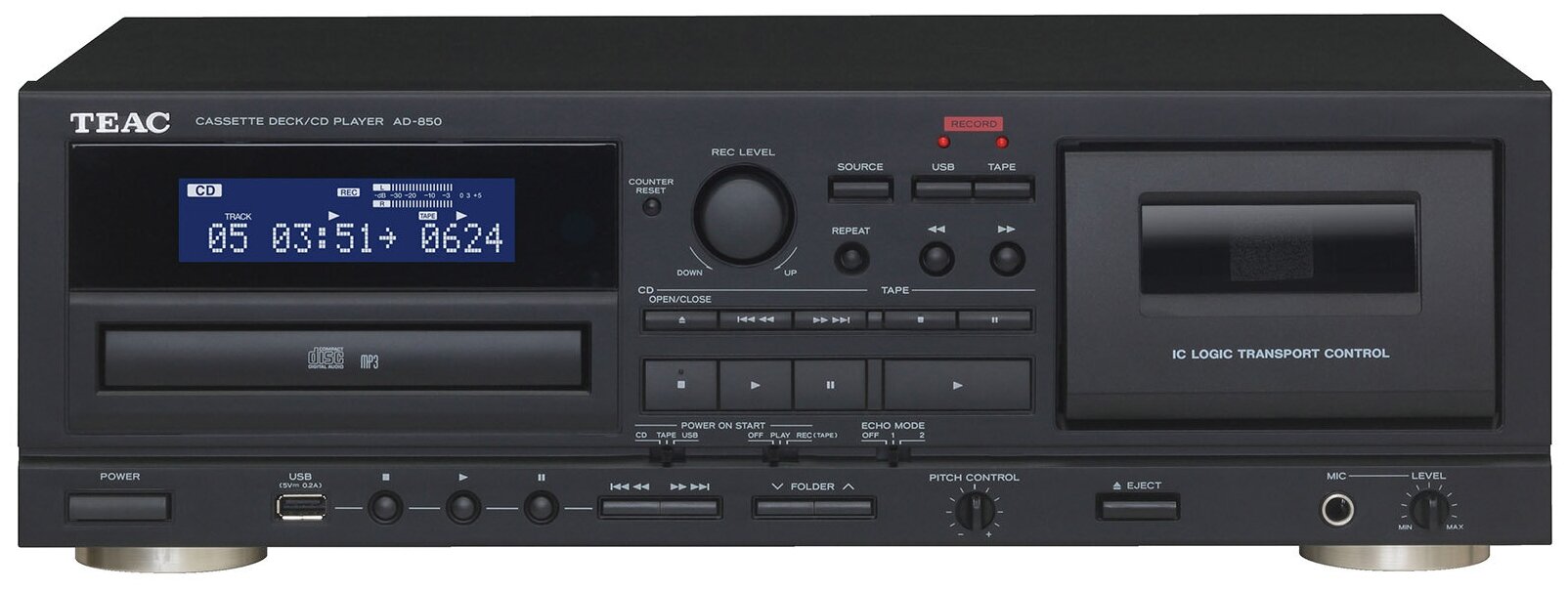 TEAC AD-850 Black CD Рекордер