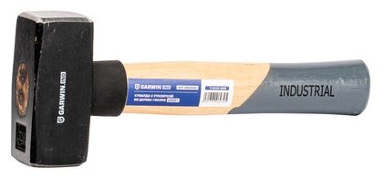 GARWIN INDUSTRIAL GHT-SW02000 Кувалда Garwin INDUSTRIAL с рукояткой из дерева гикори, 2000 г - фото №1