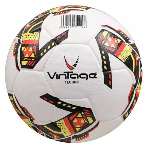 фото Футбольный мяч vintage techno белый 5