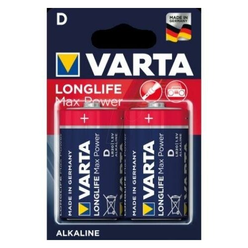 Батарейки Varta LR20 Longlife Power Max 4720 BL2