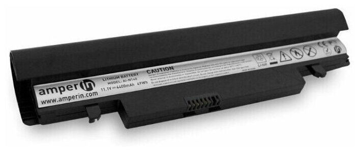 Аккумулятор (АКБ аккумуляторная батарея) Amperin AI-N140 для ноутбука Samsung N NT NP Series 111В 4400мАч 49Вт