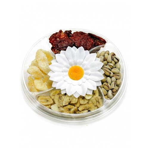 фото "ромашка" фьюжн-набор из орехов и сухофруктов белка, 500 гр