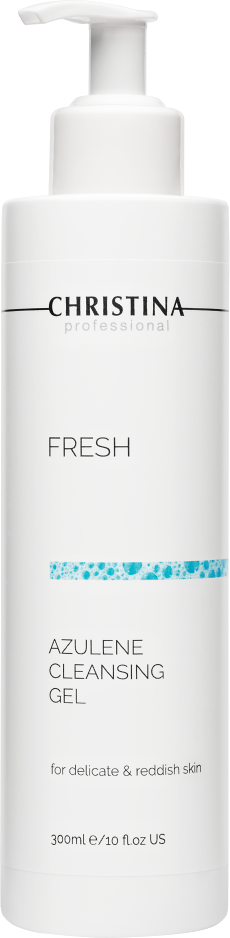 FRESH AZULENE CLEANSING GEL FOR DELICATE & REDDISH SKIN Азуленовый очищающий гель для чувствительной и склонной к покраснениям кожи, 300 мл