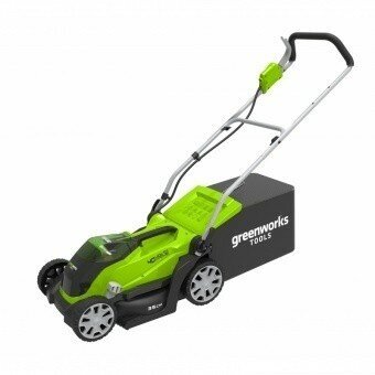 Газонокосилка аккумуляторная Greenworks, 40V, G40LM35 2501907, 35 см, без АКБ и ЗУ