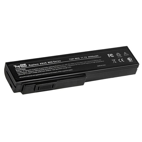 TopON TOP-M50 черный аккумулятор a32 m50 для asus m50 m51 m60 m70 n43 n52 n53 n61 x55 x57 g50 g51 l50 g60 x64 a33 m50 a32 n61 l0790c6