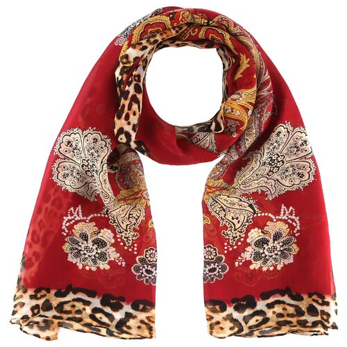 фото Шарф fabretti,180х55 см, красный