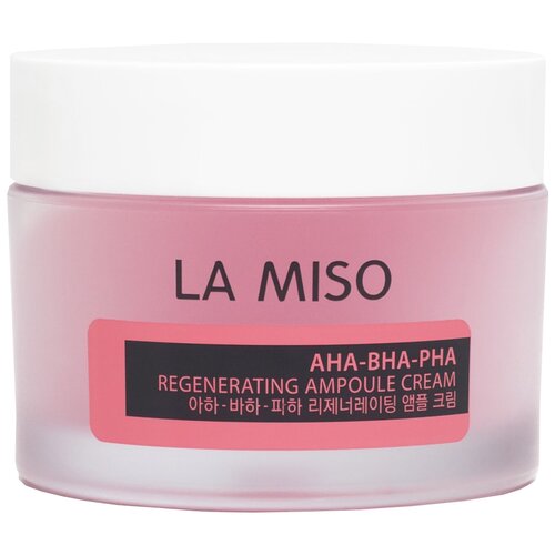 Купить La Miso Крем ампульный для лица Обновляющий с кислотами AHA, BHA, PHA, 50 мл, La Miso