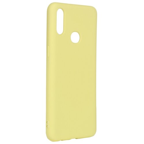 Чехол DF для Samsung Galaxy A10s Yellow sOriginal-04