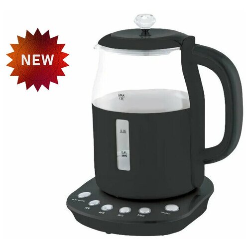 Чайник электрический электрочайник4 режима нагрева воды с подсветкой с поддержанием температуры17л белыйсеребристый UP 326100₽