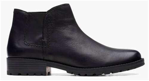 Ботинки Clarks, размер 39.5EU (6UK), черный