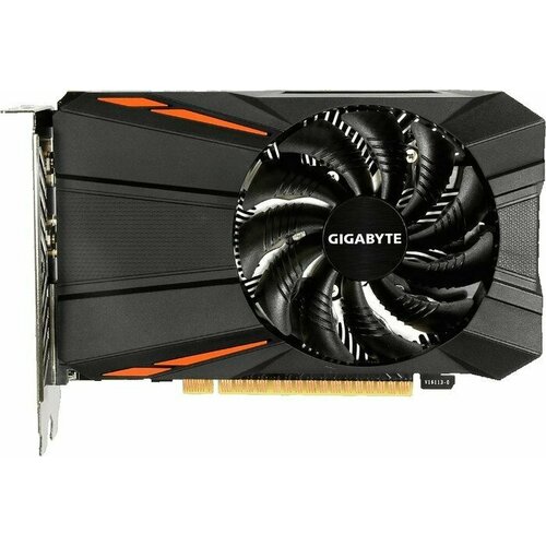 Видеокарта Gigabyte PCI-E GV-N105TD5-4GD nV ia GeForce GTX 1050TI 4096Mb 128bit GDDR5 12907008 DVIx1HDMIx1DPx1HDCP Ret 2024100₽