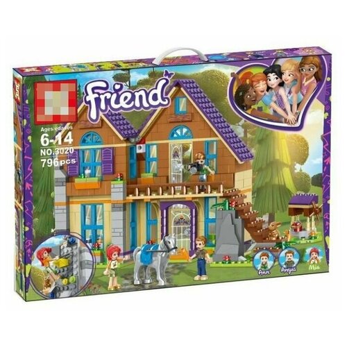 Конструктор Friends Дом Мии, 796 деталей Crazy Daizy конструктор friends дом мии 796 деталей crazy daizy