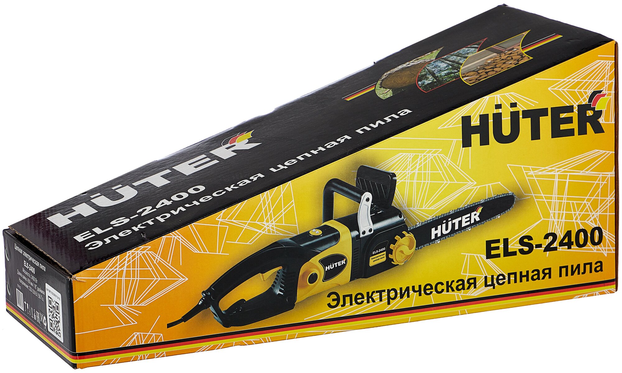  пила Huter ELS-2400 2400 Вт желтый —  в интернет .