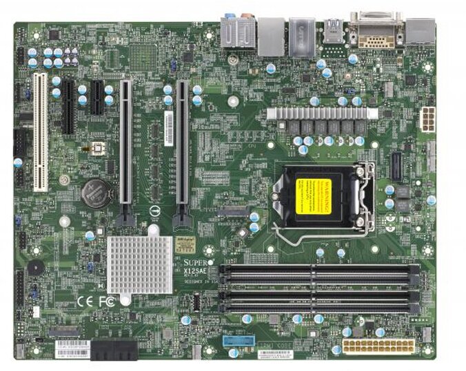 Серверная материнская плата SUPERMICRO MBD-X12SAE-O (LGA1200, ATX)