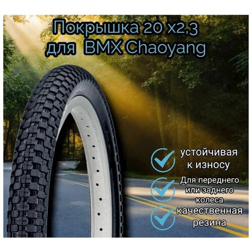 фото Покрышка 20 х2,3 для bmx chaoyang velo