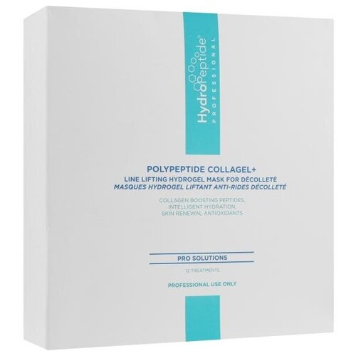 Hydropeptide PolyPeptide Collagel+ (Decollete) Увлажняющая и стимулирующая неоколлагенез маска для зоны Декольте, 12 шт