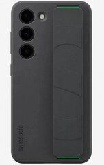 Чехол Samsung для Galaxy S23, Silicone Grip Case, черный (EF-GS911TBEGRU)