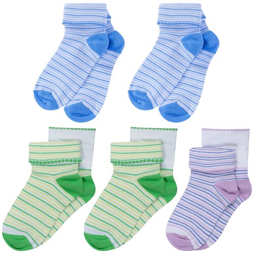 Комплект из 5 пар детских носков LORENZLine микс 7, размер 12-14