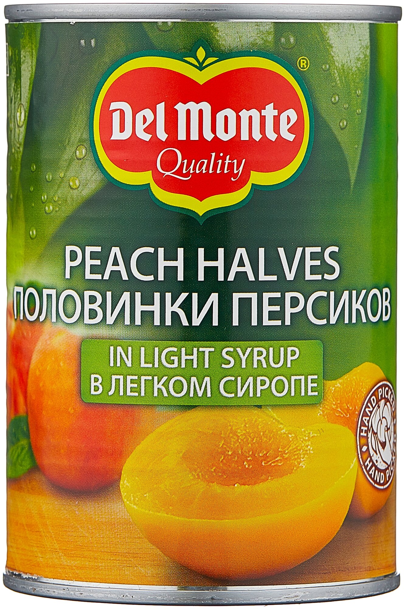 Половинки персиков DEL MONTE в легком сиропе 420г