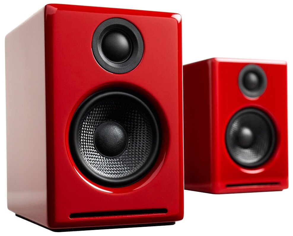 Полочная акустическая система Audioengine A2+ red