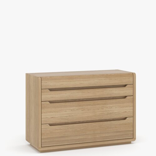 Комод для одежды LYONA дуб, 4 ящ, 115х45x79.8 см, PARRA