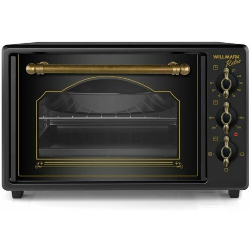 Мини-печь WILLMARK WOF-405BLR черный ретро 819000₽