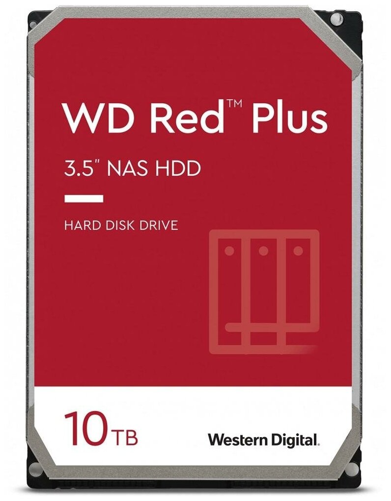 Жесткий диск WD Red Plus™ WD101EFBX 10 ТБ 3,5