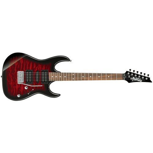 Электрогитара Ibanez GRX70QA transparent red burst электрогитара ibanez grx70qa trb