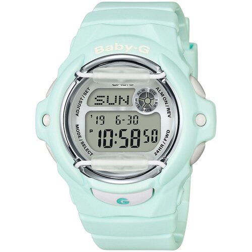 Наручные часы CASIO Baby-G, фиолетовый, бирюзовый