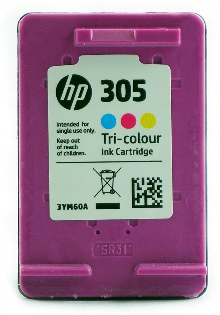 Картридж HP 305 Tri-Colour 3YM60AE для Deskjet 2320/2710/2720/2721/2723/Plus 4120/4122/4130