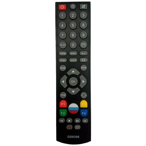 пульт clickpdu rm l1606 sony panasonic philips sharp lg samsung универсальный Huayu HSR617 для ресивера Триколор GS-8306, черный