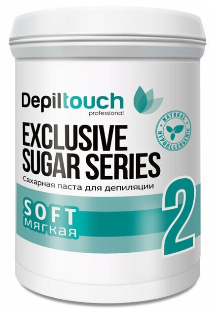 DEPILTOUCH PROFESSIONAL Depilatory Sugar Paste Soft - Сахарная паста для депиляции №2 мягкая, 330 гр